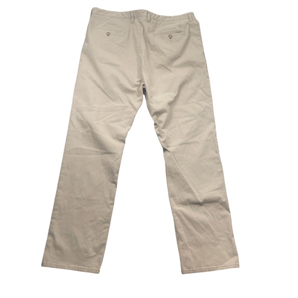 Johnnie-O 40 x 34 Khaki Zipper Straight Leg Pants  Cotton Blend‎ Pockets - Pict - Picture 6 of 6